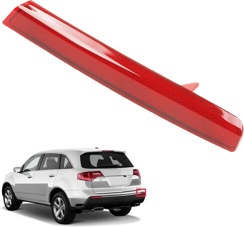 Dasbecan Right Rear Bumper Reflector Lamp Compatible with Acura MDX 2010-2013 Passenger Side Reflector Light Trim Replaces# 33505-STX-A11 33505STXA11 in Saudi Arabia