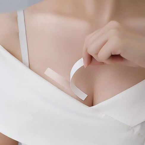 Invisible Secret Fashion Clothing & Body Clear Tape Double Sided - for All Skin Shades (Pack of 50) in Saudi Arabia