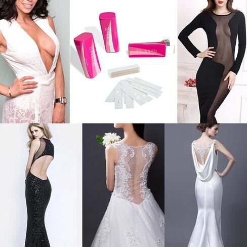 شريط تجميل أنيق بجودة طبية للبشرة الحساسة، شريط مزدوج الجوانب للملابس والجسم (3 قصدير × 30 شريطًا)... in Saudi Arabia