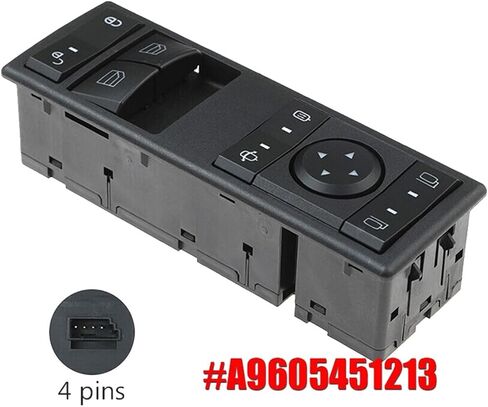 A9605451213 Master Electric Window Switch Mirror Adjustment Switch Button Compatible for Mercedes Benz Actros in Saudi Arabia