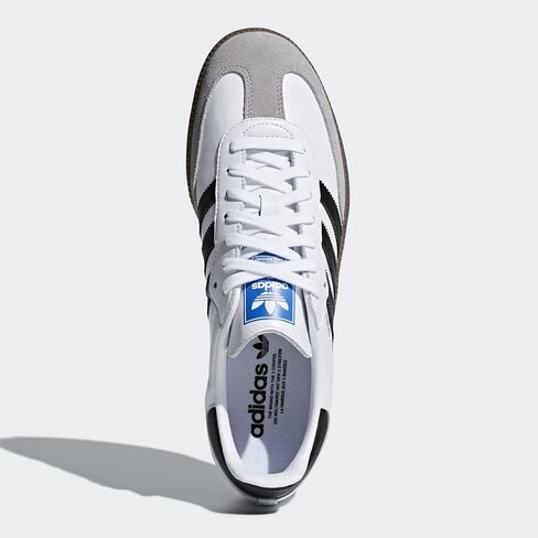 Adidas Samba B75806 White/Core Black/Clear Granite, white/core black/clear granite, 8.5 in Saudi Arabia