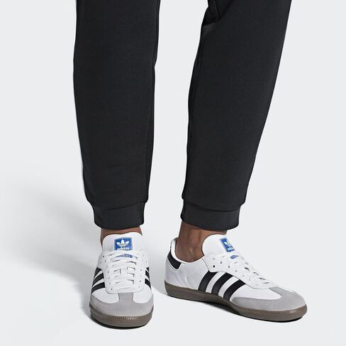 Adidas Samba B75806 White/Core Black/Clear Granite, white/core black/clear granite, 8.5 in Saudi Arabia