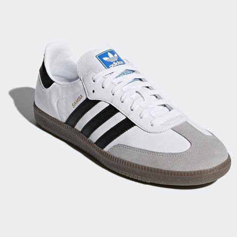 Adidas Samba B75806 White/Core Black/Clear Granite, white/core black/clear granite, 8.5 in Saudi Arabia