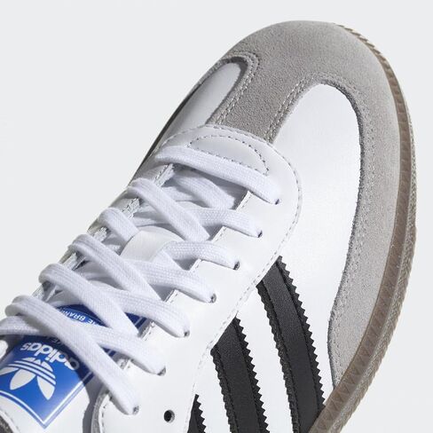 Adidas Samba B75806 White/Core Black/Clear Granite, white/core black/clear granite, 8.5 in Saudi Arabia