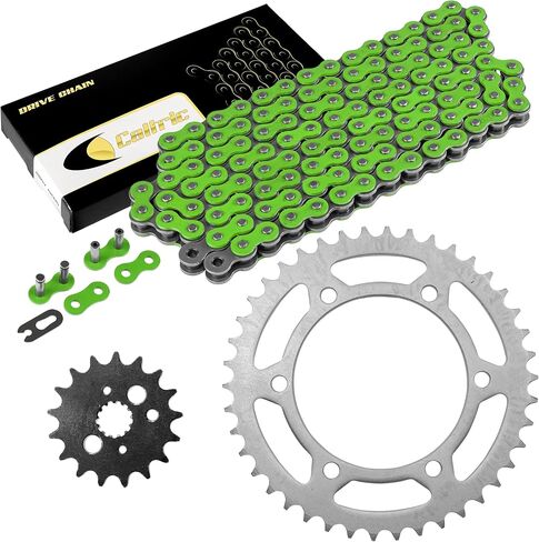 Caltric Drive Chain and Sprockets Compatible With Kawasaki VN800A VN800B Vulcan 800 Classic 1996-2005 in Saudi Arabia