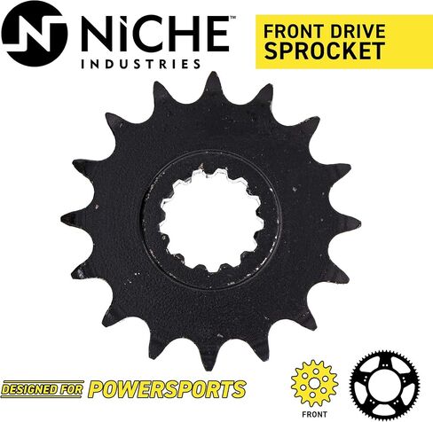 NICHE Drive Sprocket Chain Combo for Honda CBR954RR CBR929RR Front 16 Rear 43 Tooth 530VM-X X-Ring 108 Links in Saudi Arabia