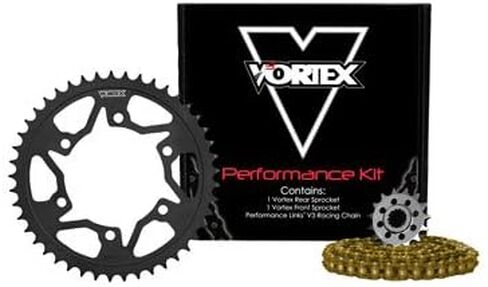 سلسلة ضمان Vortex V3 WSS ومجموعة ضرس سلسلة بأكسيد ذهبية لهوندا CBR250R 2011-2013 in Saudi Arabia