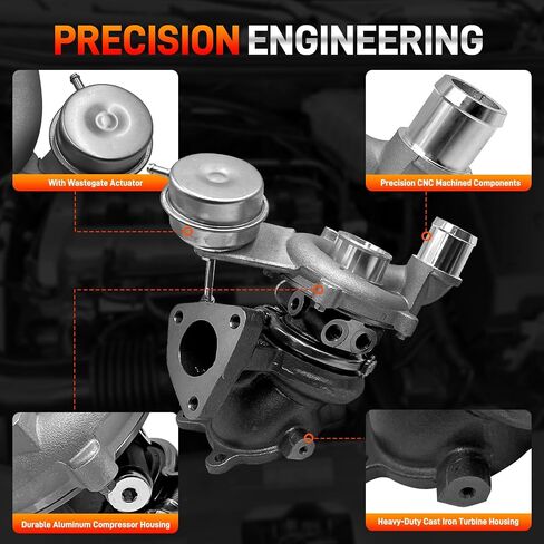 AA5Z6K682CA Left & Right Turbocharger Assembly with Gaskets Compatible with Ford Explorer Flex Taurus 2009-2015, Lincoln MKS MKT 2010-2019, 3.5L Ecoboost V6, Replace # AA5Z6K682D, AA5Z6K682A in Saudi Arabia