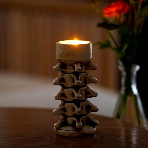 Meditation - Pose Skull Candle Holder - Spooky and Unique Home Decor in Saudi Arabia