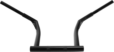TCT-MOTORPARTS Black 1-1/4'' Ape Hanger 18" Rise Handlebar Fits for Harley Dyna Street Bob FXDB in Saudi Arabia