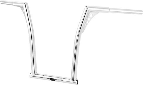 TCT-MOTORPARTS أسود 1-1/4 بوصة Ape Hanger 18 بوصة مقود ارتفاع يناسب Harley Dyna Street Bob FXDB in Saudi Arabia