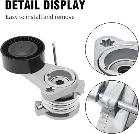 11287530314 Drive Belt Tensioner Replacement for BMW 128i 323i 325i 325xi 328i 330xi 525i 528i 530i 530xi 528xi 525xi 330i 328xi X3 X5 Z4 2007-2010 in Saudi Arabia