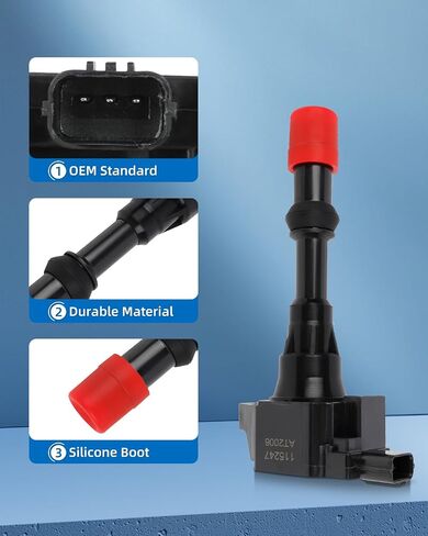 ECCPP DG500 6 ignition coils with 6 iridium Spark Plugs for ford for Mazda for Mercury 500 Freestyle for Mariner Taurus Escape Tribute Sable Montego DG513 DG500 FD502 in Saudi Arabia