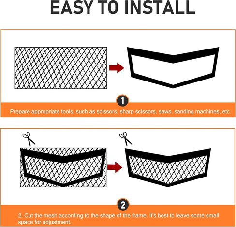 SLIMI 1 PC Car Grill Mesh Sheet, Aluminum Bumper Grille Insert Mesh, 39.37"×13" Bumper Air Intake Grids Net, Universal Auto Protective Net for Most Cars, SUVs, Trucks (Black) in Saudi Arabia