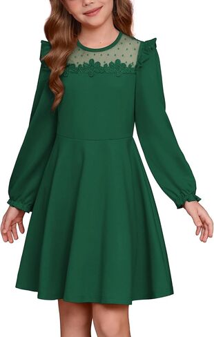 GRACE KARIN Girls Party Formal Dresses 6-14Y Kids Holiday Wedding Graduation Birthday Christmas Dress in Saudi Arabia