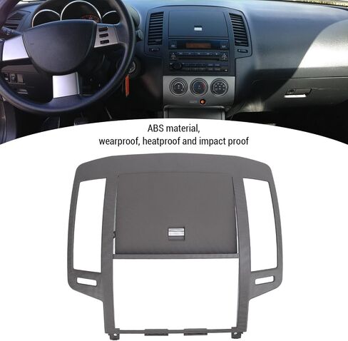 Center Dash Radio Bezel Decorative Wearproof Replacement for Altima 2005 to 2006 Third Generation Facelift Dashboard Radio Bezel Trim in Saudi Arabia