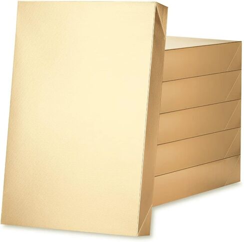 HAPPY POTATO 6 Gift Boxes with Lids White Shirt Boxes for Gift Gift Boxes for Clothes Gift Wrap Boxes (6 Packs: 2 Small 11", 2 Medium 14.5", 2 Large 17") in Saudi Arabia