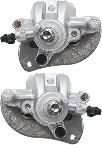 3B4-2580V-11-00 2 قطعة فرجار الفرامل الخلفي الجانب الأيسر والأيمن مع وسادات بديلة لـ Yamaha ATV Grizzly 550 YFM550 2009-2014 Grizzly 700 YFM700 2007-2020 in Saudi Arabia