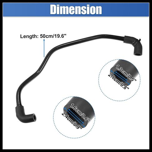 PCV Positive Crankcase Ventilation Hose for Dodge Nitro Durango for Ram Dakota for Jeep Liberty Grand Cherokee Commander 2007-2012 Crankcase Vent Durable Material in Saudi Arabia
