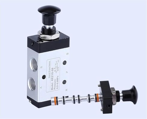 3R 4R سلسلة 1/4 "PT 2/3 طريقة سحب اليد صمام الملف اللولبي الهوائي 3R110 3R210 3R310 3R410 4R110 4R210 4R310 4R410(3R110-M5) in Saudi Arabia