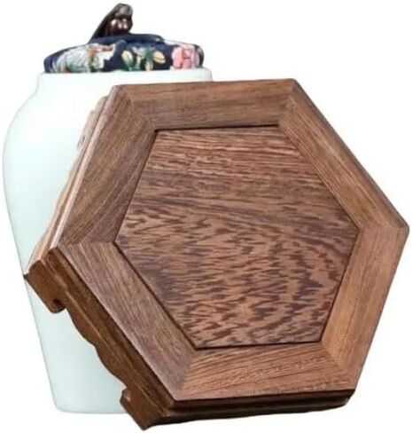 Natural Solid Wood Miniature Bases Coffee Tea Sets Pedestal Bonsai Tray Plant Holder Vase Figurines Display Stand Home Decoration in Saudi Arabia