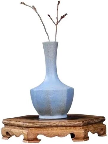 Natural Solid Wood Miniature Bases Coffee Tea Sets Pedestal Bonsai Tray Plant Holder Vase Figurines Display Stand Home Decoration in Saudi Arabia