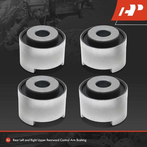 A-Premium 2 × طقم جلبة ذراع التحكم العلوي الخلفي والخلفي، متوافق مع Land Rover LR4 2010-2016، LR3 2005-2009 in Saudi Arabia