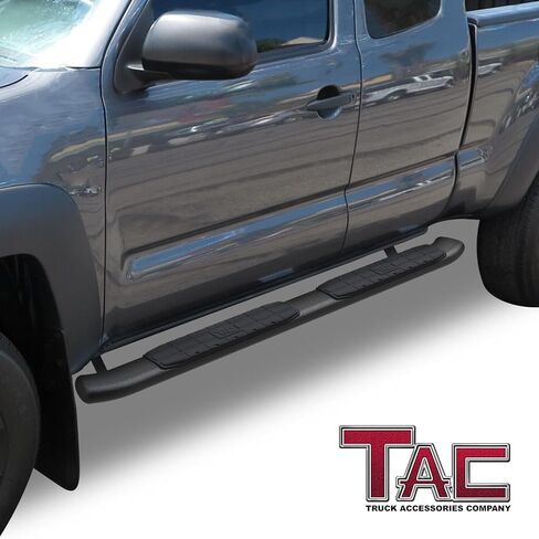 TAC Side Steps Running Boards Compatible with 2005-2023 Toyota Tacoma Access Cab Truck Pickup 4.25" Texture Black Side Bars Nerf Bars Off Road Accessories (2pcs) in Saudi Arabia