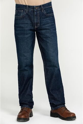Cody James Men's Fr Millikin Dark Slim Bootcut Work Jeans - Dind in Saudi Arabia