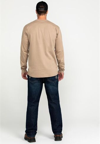 Cody James Men's Fr Millikin Dark Slim Bootcut Work Jeans - Dind in Saudi Arabia