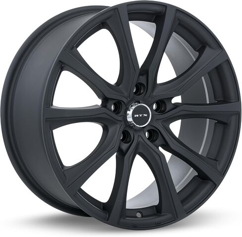 RTX Contour Custom Wheel - 18x8, 40 Offset, 5x110 Bolt Pattern, 65.1mm Hub - Matte Black Rim in Kuwait