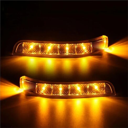 Turn Signal Light for KIA for Sorento XM 2009 2010 2011 2012 2013 2014 Side Mirror Turn Signal Car Rearview 4 LED Light Repeater Mirror Turn Signal in Saudi Arabia