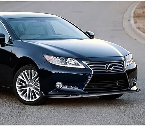 شفة المصد الأمامي من HYPERSPEED 3 قطع ABS STP-Style تناسب 2013 2014 2015 Lexus ES350 ES300h، ملحقات خارجية لتعديل السيارة، مجموعة بديلة، موزع طقم جسم الذقن الهوائي (مطلي باللون الأسود) in Kuwait