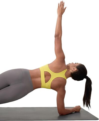 Womens Sports Bra Racerback Workout Crop Tank Tops Medium Impact Yoga Bra V Neck Tank Top with Removable Cups in Saudi Arabia