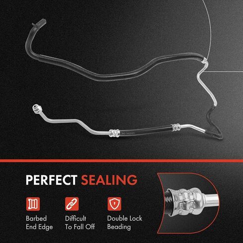 A-Premium Power Steering Hose Pressure Hose Line Assembly Compatible with Ford F-450 Super Duty 2006, F-550 Super Duty 2005, Gear To Cooler, Replace# 6C3Z3A713C in Saudi Arabia