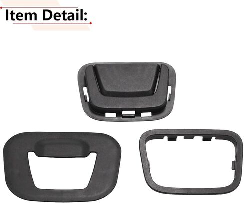 مقبض غطاء تخزين البضائع الخلفي RLB-HILON متوافق مع Chevy Tahoe Suburban وGMC Yukon XL 2015 2016 2017 2018 2019 2020 Year، لـ 84944667 in Saudi Arabia