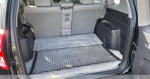 Rear Trunk Organizer Cargo Net for Toyota RAV4 2006-2018 - Floor Style Cargo Net for SUV - Premium Mesh Elastic Car Trunk Organizer Vehicle Carrier Storage-Compatible with Toyota RAV4 in Saudi Arabia