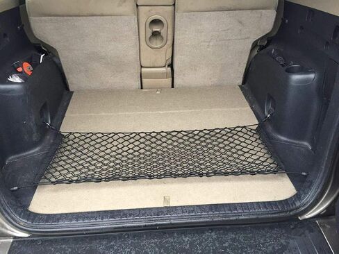 Rear Trunk Organizer Cargo Net for Toyota RAV4 2006-2018 - Floor Style Cargo Net for SUV - Premium Mesh Elastic Car Trunk Organizer Vehicle Carrier Storage-Compatible with Toyota RAV4 in Saudi Arabia