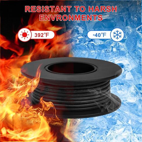 18 AWG Stranded Wire Spool, 16.5ft Each in 8 Colors - Silicone Electrical Tinned Copper Wire, 18 Gauge Flexible Hook Up Wire Kit for DIY, Automotive, Home, and Power Wiring in Saudi Arabia
