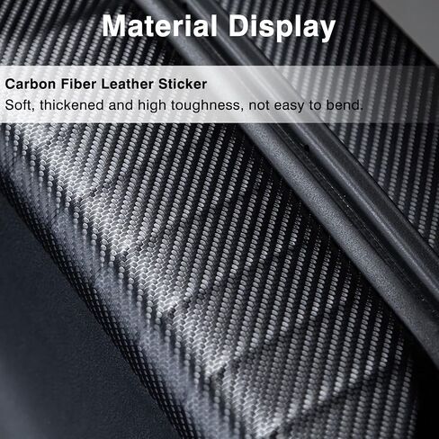 Car Door Sill Protector Compatible with Ridgeline: Door Entry Guard Scuff Sill Protector Plate- Carbon Fiber Anti-Scratch Sticker Compatible with Ridgeline 2005-2024 2025 Accessories 4Pcs (White) in Saudi Arabia