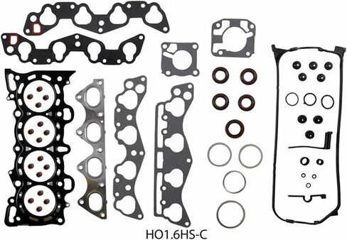 مجموعة إعادة الحلقة مع مجموعة حشية كاملة محامل الحلقات تناسب: 1996-2000 Honda Civic Del Sol 1.6L SOHC L4 D16Y5 D16Y7 D16Y8 (يشمل VTEC) in Saudi Arabia