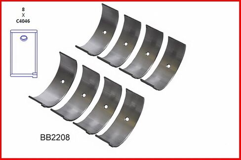 مجموعة إعادة الحلقة مع مجموعة حشية كاملة محامل الحلقات تناسب: 1996-2000 Honda Civic Del Sol 1.6L SOHC L4 D16Y5 D16Y7 D16Y8 (يشمل VTEC) in Saudi Arabia