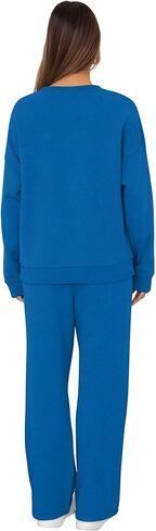XIEERDUO Sweatsuits النساء 2 قطعة الزي مطابقة صالة مجموعات الخريف وتتسابق 2025 ملابس عصرية Crewneck بدلات رياضية مخملية in Saudi Arabia