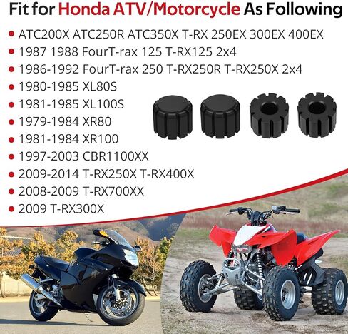 JAVIK Fuel Tank Cushions 4 Pcs For Honda FourTrax 125 250 1987-1992 TRX 300X 250X 700XX 2008-2014 XL80S 100S 1980-1985 XR80 100 1979-1984 CBR1100XX 1997-2003 O.E.M# 17611-HA5-000 in Saudi Arabia