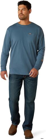 Ariat Men's Rebar Cotton Strong Standard Logo Pocket T-Shirt in Saudi Arabia