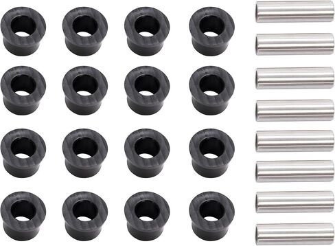 HECASA A Arm Bushing Kit Compatible with 2009, 2011-2014 Honda TRX450ER/ 400X 1999-2008 Sportrax 400/450 Full Set Control Arm Kit ATV Silvery Black in Saudi Arabia