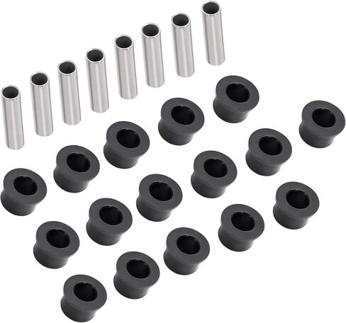 HECASA A Arm Bushing Kit Compatible with 2009, 2011-2014 Honda TRX450ER/ 400X 1999-2008 Sportrax 400/450 Full Set Control Arm Kit ATV Silvery Black in Saudi Arabia
