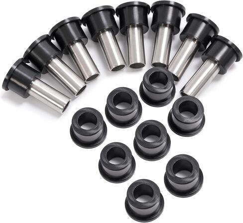 HECASA A Arm Bushing Kit Compatible with 2009, 2011-2014 Honda TRX450ER/ 400X 1999-2008 Sportrax 400/450 Full Set Control Arm Kit ATV Silvery Black in Saudi Arabia