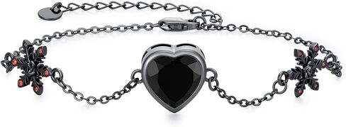 OHAYOO Skull Bracelet Sterling Silver Skeleton Hand Pendant Bracelet Gothic Halloween Jewelry Gift for Women in Kuwait