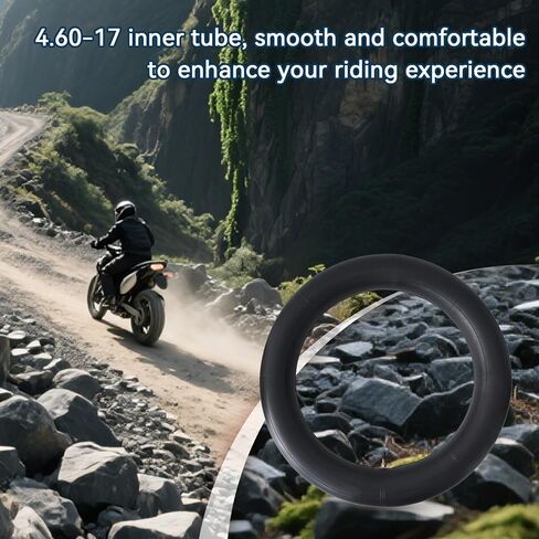 4.60-17 Inner Tube 130/70-17 140/70-17 130/80-17 140/80-17 460-17 Motorcycle Dirt Pit Bike Tubes Straight Valve Stem for KLR250 KL250 XL350R XT250-2 Pack in Saudi Arabia
